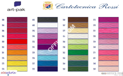 Bibuła karbowana, włoska gruba 180g 564 ciemnozielony Cartotecnica Rossi