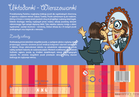 Puzzle Okulary - Układanki-Wierszowanki 14 elementy TREFL 36202