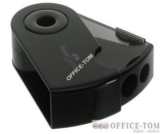 Temperówka Podwójna Sleeve Czarna FABER-CASTELL