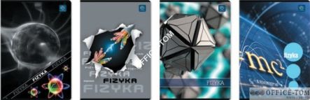 Zeszyt A5 60 kratka  fizyka INTERDRUK