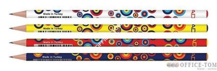 Ołowek EVIL EYE mix kol.ADEL