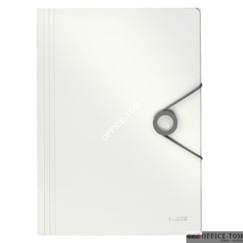 Teczka z gumką PP Leitz Solid A4, biała 45631001