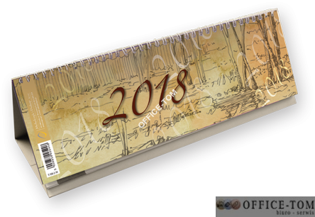 Kalendarz ze spiralą poziomy 1/2 A4 T-100-2-10 Michalczyk i Prokop