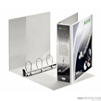Segregator ofertowy Leitz SoftClick 60mm, 4-ringowy \"D\" biały LEITZ