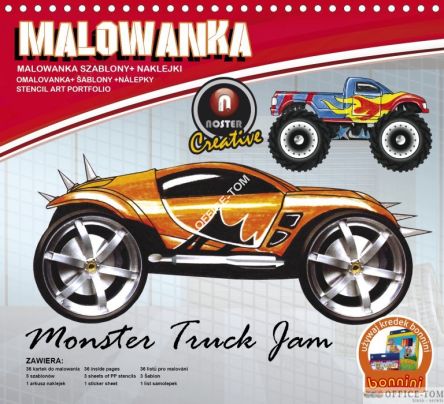 Malowanka 2624-04M   szablon+naklejki