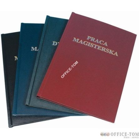 Okładki kanałowe ARGO A Praca Licencjacka bordo (złoto)