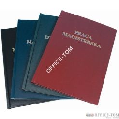 Okładki kanałowe ARGO A Praca Licencjacka bordo (złoto)