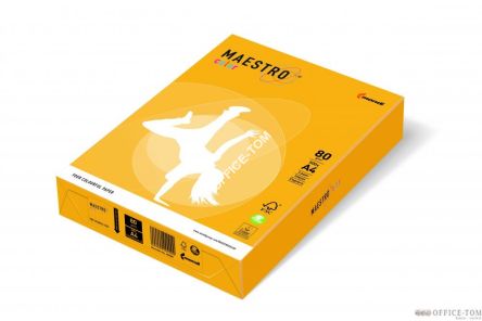Papier xero MAESTRO COLOR A4 80 SY40 żółty słoneczny
