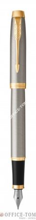 Pióro wieczne (F) parker im brushed metal gt 1931649 Parker