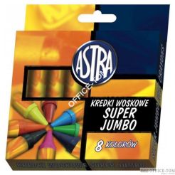 Kredki świecowe super jumbo Astra  8 kolorów