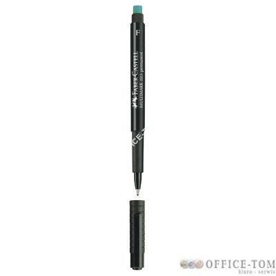 Foliopis Multimark z gumką OHP permanentny F 0,6 CZARNY FABER-CASTELL
