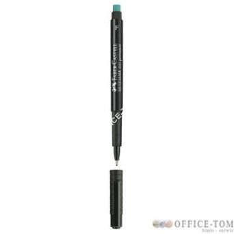 Foliopis Multimark z gumką OHP permanentny F 0,6 CZARNY FABER-CASTELL