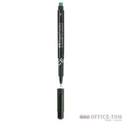 Foliopis Multimark z gumką OHP permanentny F 0,6 CZARNY FABER-CASTELL