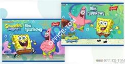 Blok rysunkowy A4, 20k. SPONGE BOB