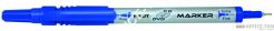 Marker PILOT dwustronny do płyt CD/DVD niebieski