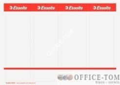 Etykiety ESSELTE grzbietowe, szerokie do segreg. samoprzylepne ESSELTE, 59X192mm, 10x4, białe