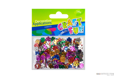 Ozdoby metaliczne Kwiaty 14G CRAFT WITH FUN