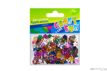 Ozdoby metaliczne Kwiaty 14G CRAFT WITH FUN