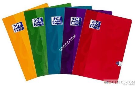 Brulion A5 96K krata  laminowany Oxford Street