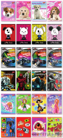 Zeszyt okładka laminowana A5, 16k., linia pojedyncza UNIPAP