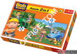 Puzzle Bob budowniczy Razem zawsze  raźniej - Puzzle 2w1 48 elementów TREFL 34127 - 3