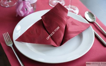 Serwetki dekoracyjne 4-W 40cm x 40cm (50 sztuk) żółte DUNI