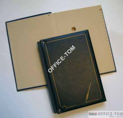 Teczka do podpisu z harm 20 kart z identyfiktorem bocznym czarna Warta