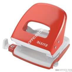 Dziurkacz duży metalowy LEITZ, jasnoczerwony, 10 lat gwarancji, 30 kartek