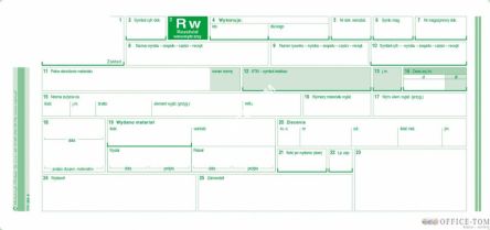 RW rozchód wewnętrzny MICHALCZYK I PROKOP 1/3 A4 80 kartek
