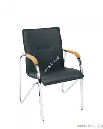 Krzesło SAMBA CHROME V04 czarne DREWNO BUK 1007 NOWY STYL