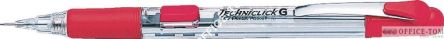 Ołówek automatyczny Techniclick G z bocznym przyciskiem Czerwony Pentel