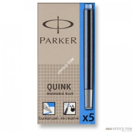 Naboje PARKER j.niebieski (5) zmywalne S0116210