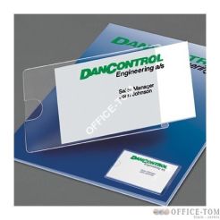 Kieszeń samoprzylepna na wizytówkę otwierana z boku 3L