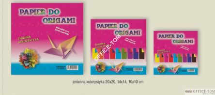 Papier ORIGAMI 10x10cm 100kartek CORMORAN *1007