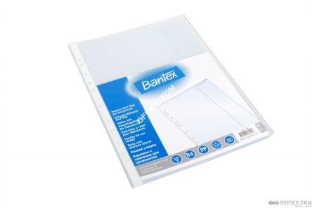 Obwoluta krystaliczna A4 PP 100mic bezbarwna (25SZT) BANTEX