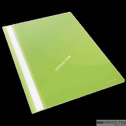 Skoroszyt miękki z wąsami A4 ESSELTE Vivida, 25 szt.folia  zielony