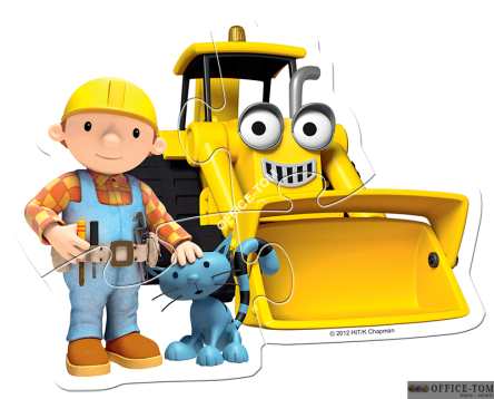 Puzzle Bob i jego maszyny - Baby Puzzle 13 elementów TREFL 36043