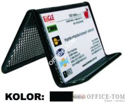 Stojak na wizytowki GRAND TY-215 / NH-17 siatka met. czarny