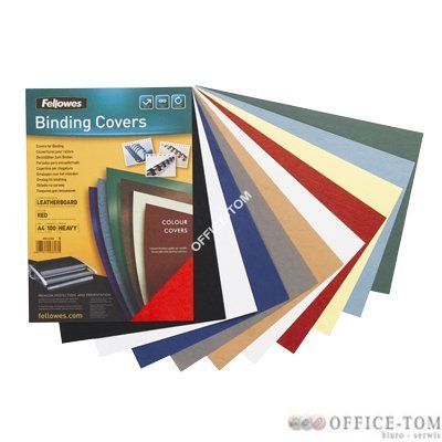 Okładki skóropodobne FELLOWES 250g DELTA A4 100szt jasnoniebieskie