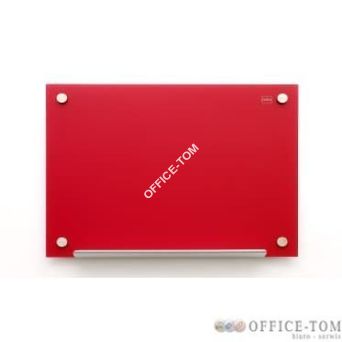 Tablica szklana Nobo Diamond 60x45, czerwona