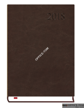 Kalendarz A5 ASYSTENT ALASKA brązowy 1dzień/1strona T-237A-S2 MICHALCZYK i PROKOP