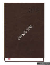 Kalendarz A5 ASYSTENT ALASKA brązowy 1dzień/1strona T-237A-S2 MICHALCZYK i PROKOP