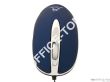 Mysz mini optyczna TRACER TRM-125  APUR BLUE  USB- zwiajny niebieska - 2