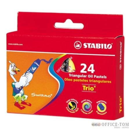 Pastele STABILO olejowe, karton 24 szt.