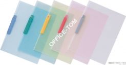 Skoroszyt PENTEL z klipsem clip file g/żółty