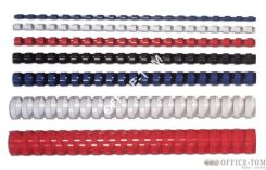 Grzbiet plastikowy FELLOWES okrągły 25mm czarny 50szt