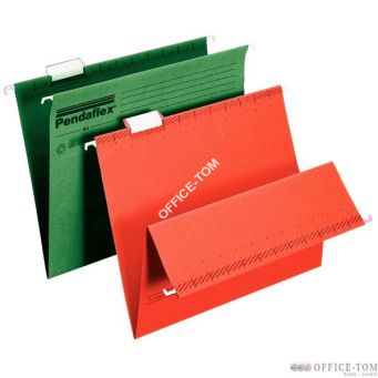 Teczki zawieszane Pendaflex A4 ekologiczne, czerwony