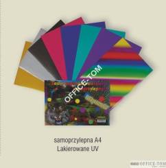 Zeszyt papierów kolorowych A4 samoprzylepny UV CORMORAN *0659