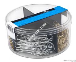 Zestaw biurowy spinacze E&D Plastic 26mm i 28mm 30szt