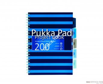 Project Book Navy A4 różowy,niebieski (3 szt mix kolorów) PUKKA